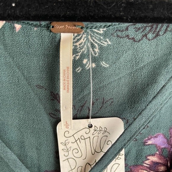 Green Free People shift dress - Picture 2 of 4